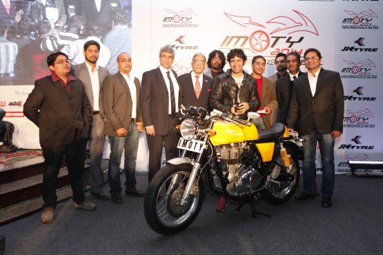 Royal Enfield Continental GT wins the 2014 Indian Motorcycle of the Year award