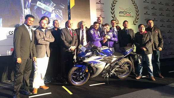 Yamaha YZF R3 wins the 2016 Indian Motorcycle of the Year award