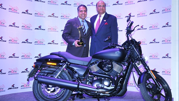 Harley-Davidson Street 750 wins the 2015 Indian Motorcycle of the Year award