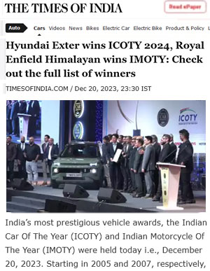 IMOTY 2024 Times of India